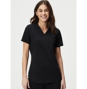 Fabletics Black Vital One Pocket Scrub Top XXL